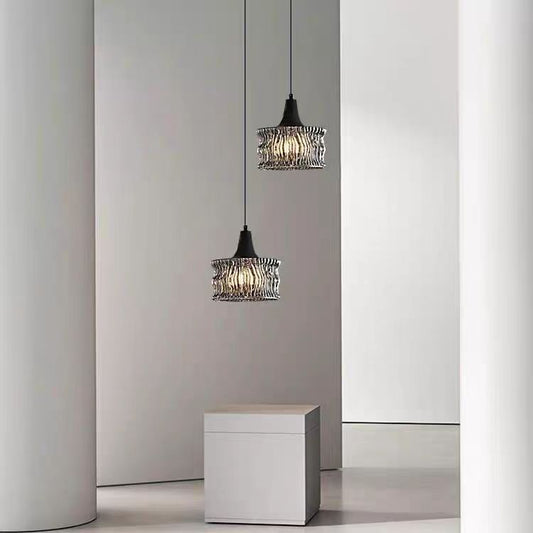 Modern and simple glass chandelier