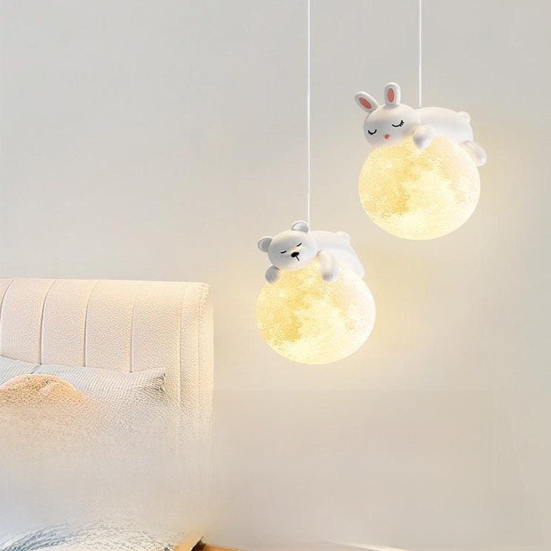 Modern Animal Design LED Bedside Chandelier