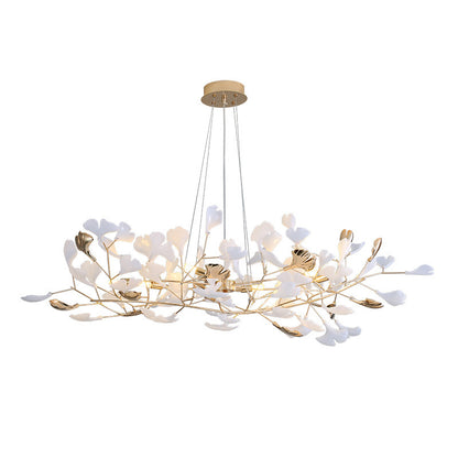 Modern Artistic Leaf Design LED Chandelier