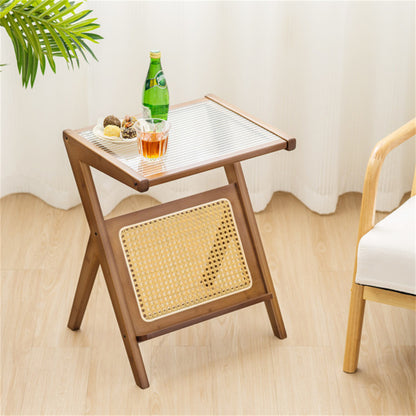 Modern Bamboo Edge Table