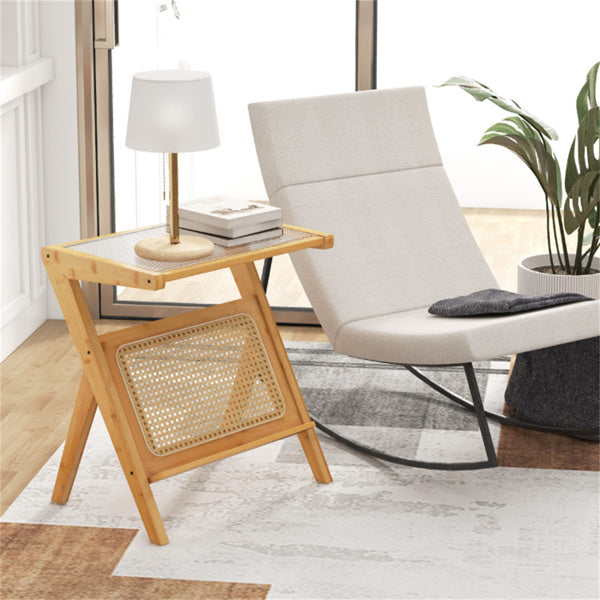 Modern Bamboo Edge Table