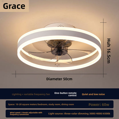 Modern Ceiling Fan Light with LED