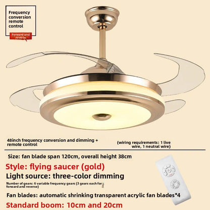 Modern Ceiling Fan with Light and Remote Control
