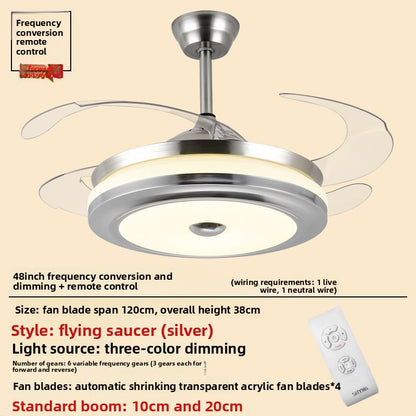 Modern Ceiling Fan with Light and Remote Control