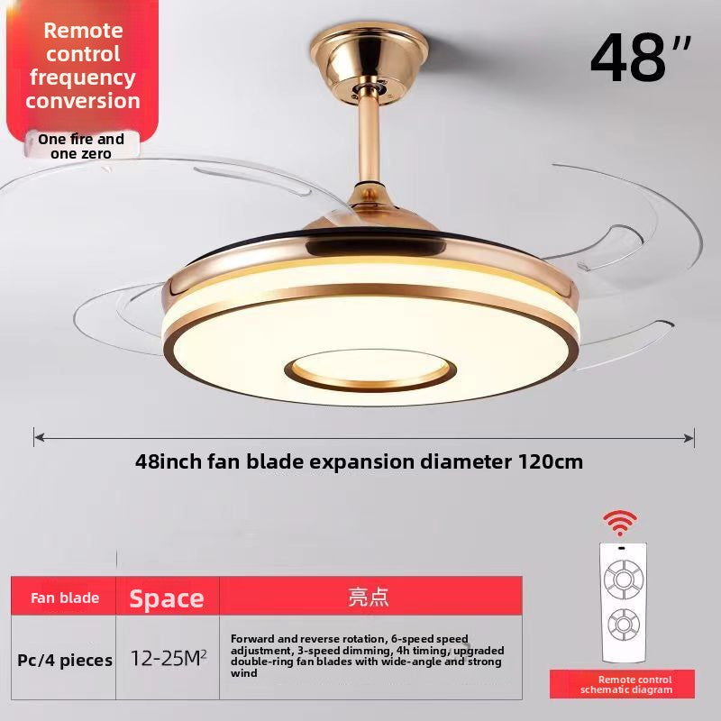 Modern Ceiling Fan with Light and Remote Control