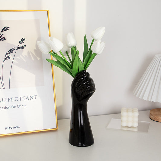 Modern Ceramic Hand Vase