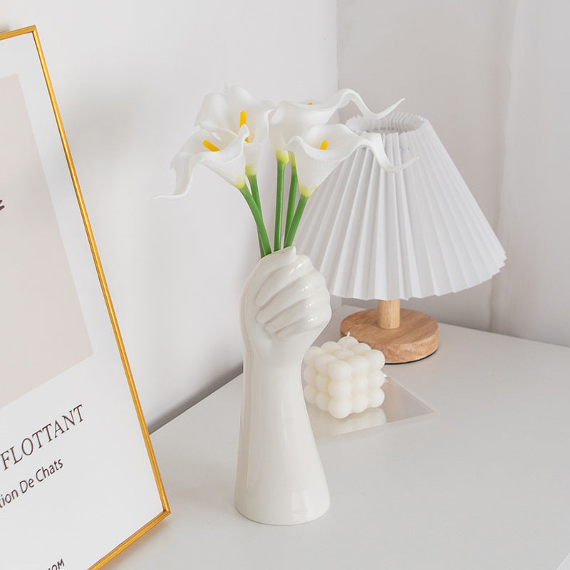Modern Ceramic Hand Vase