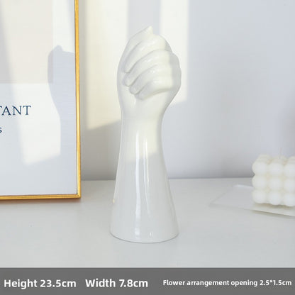 Modern Ceramic Hand Vase