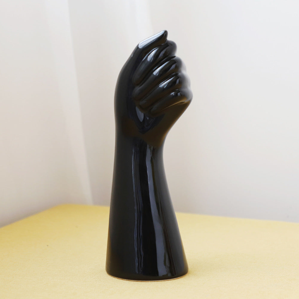 Modern Ceramic Hand Vase