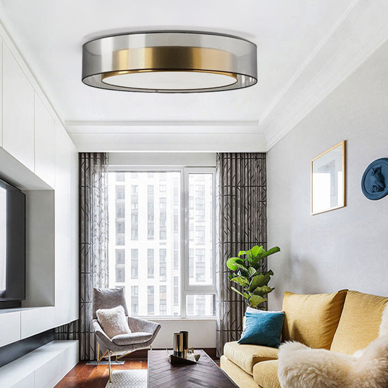 Modern Copper LED Ceiling Lamp