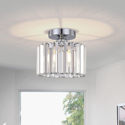 Modern Crystal Ceiling Light with LED