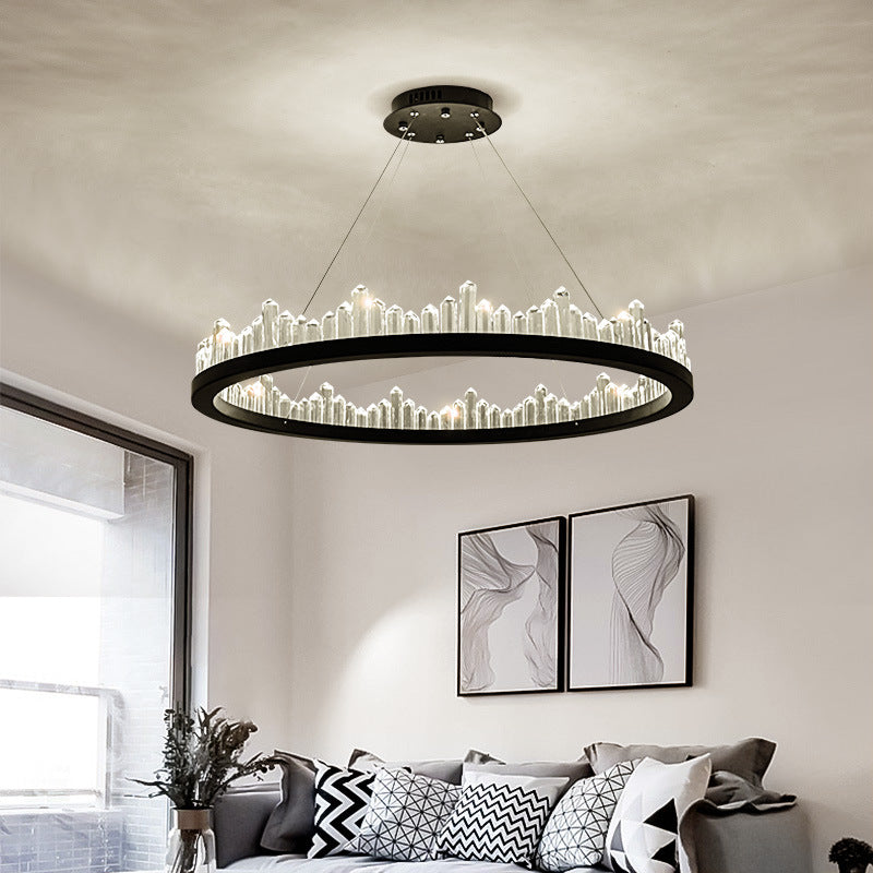 Modern Crystal Chandelier LED Light for Living Room and Bedroom