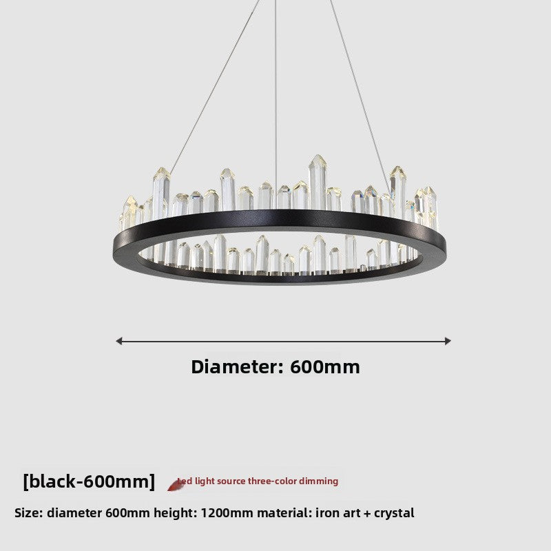 Modern Crystal Chandelier LED Light for Living Room and Bedroom