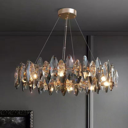 Modern Crystal Chandelier LED Lighting Fixture