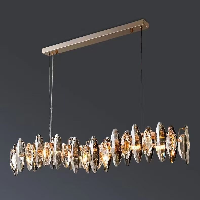 Modern Crystal Chandelier LED Lighting Fixture