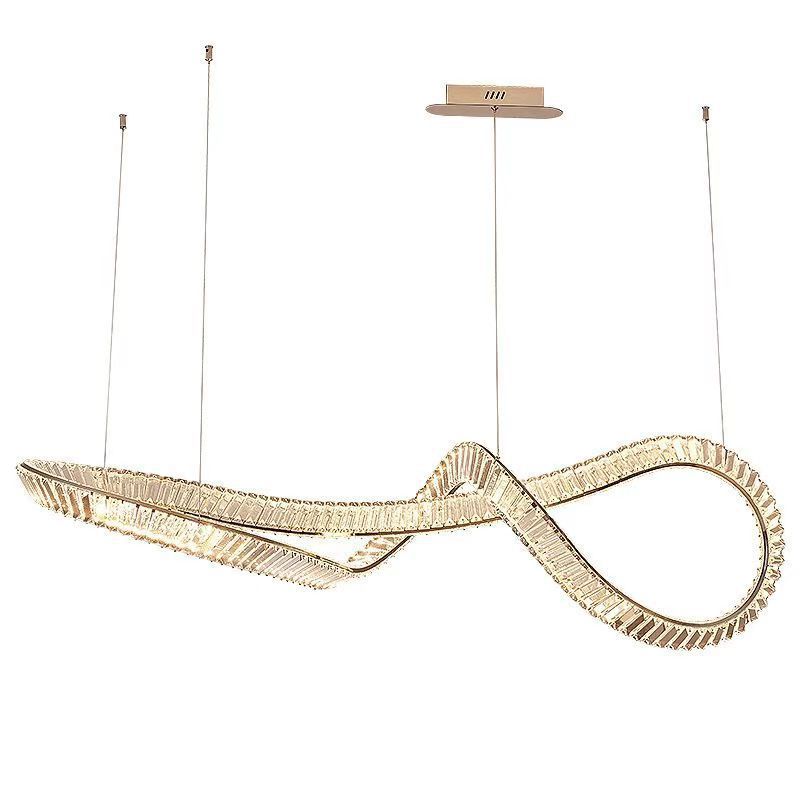 Modern Crystal LED Chandelier for Dining Room
