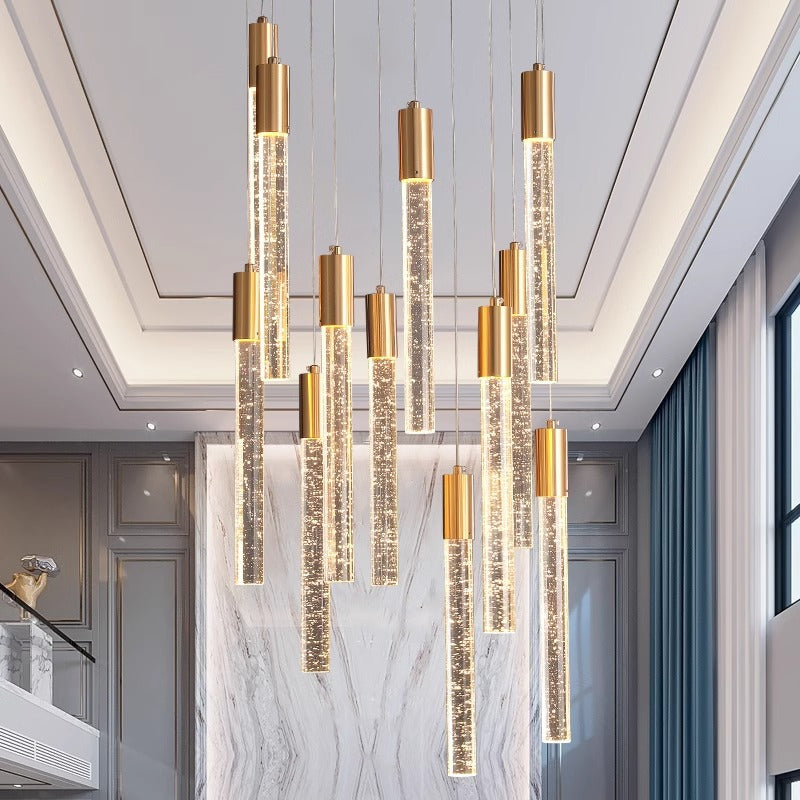 Modern Crystal LED Chandelier Pendant Light