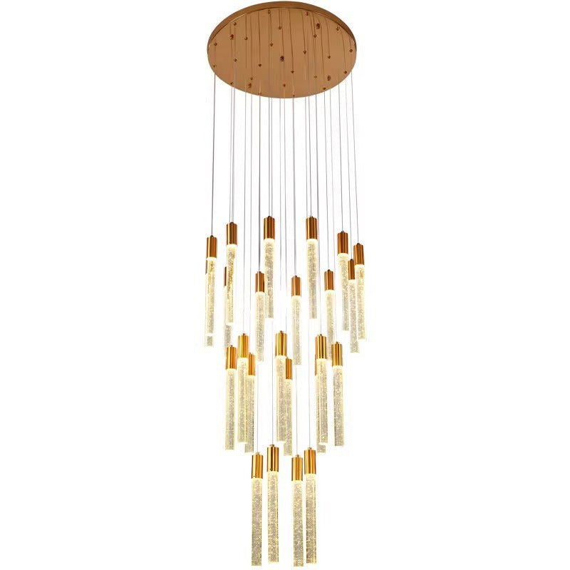Modern Crystal LED Chandelier Pendant Light