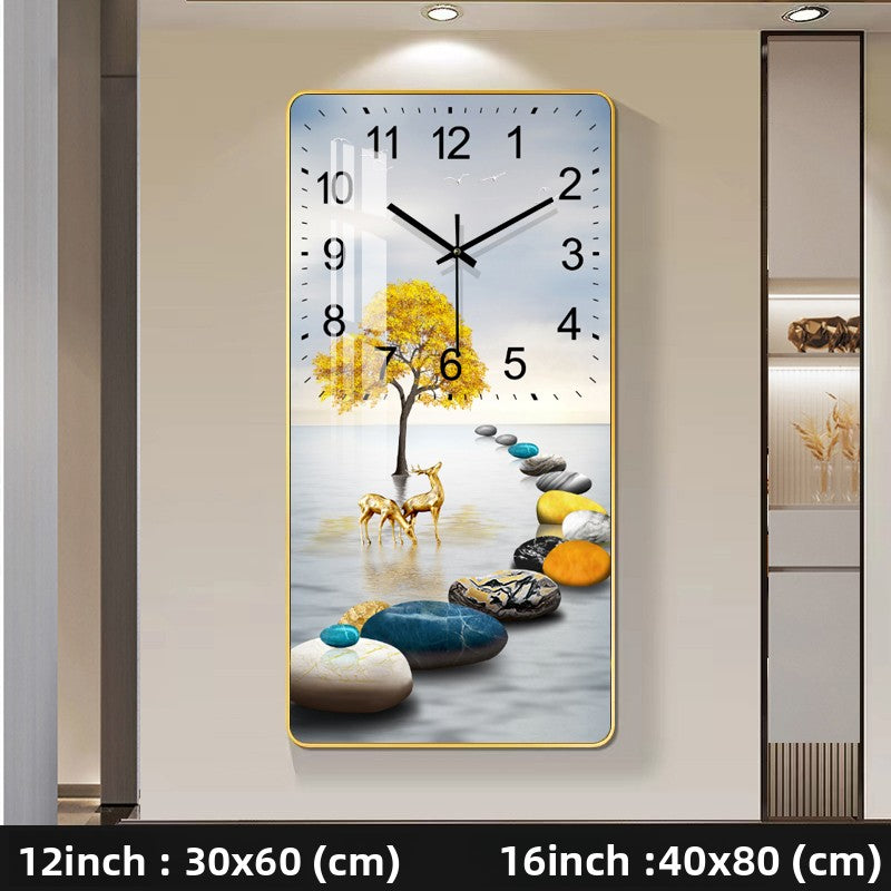 Modern Decorative Wall Clock with Calendar