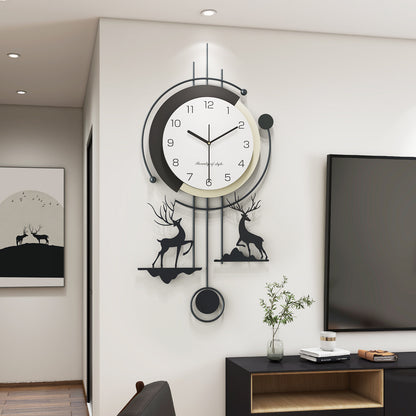 Modern Deer Wall Clock