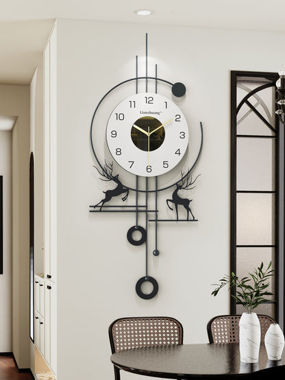 Modern Deer Wall Clock