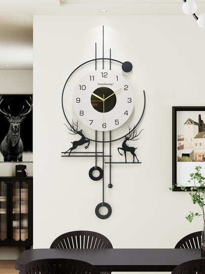 Modern Deer Wall Clock