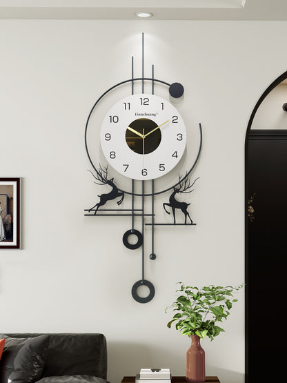Modern Deer Wall Clock