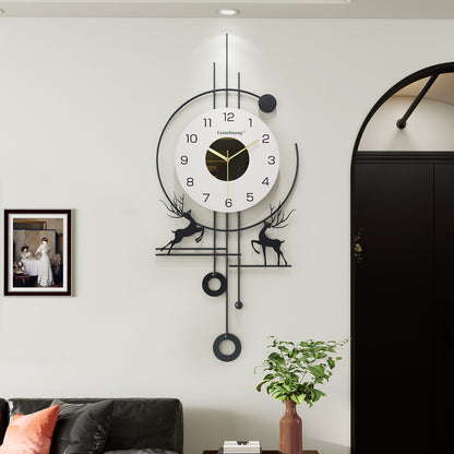 Modern Deer Wall Clock