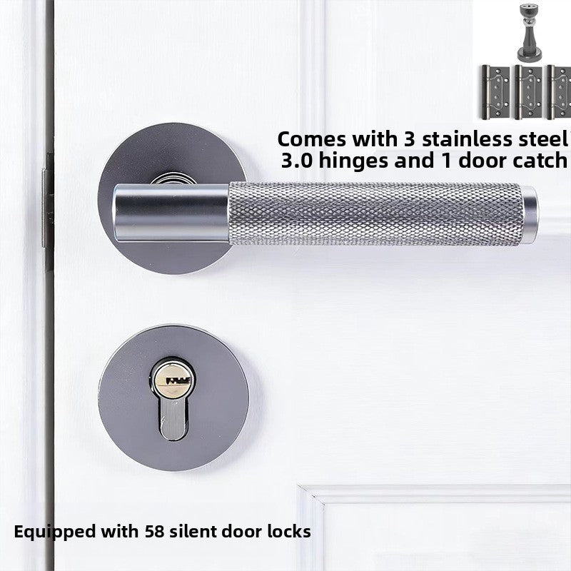 Modern Door Handle Lock Magnetic Silent Mechanism