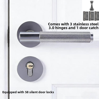 Modern Door Handle Lock Magnetic Silent Mechanism