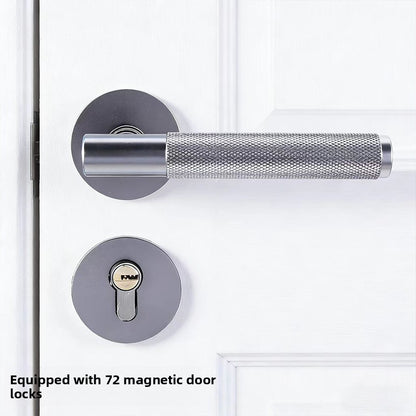 Modern Door Handle Lock Magnetic Silent Mechanism