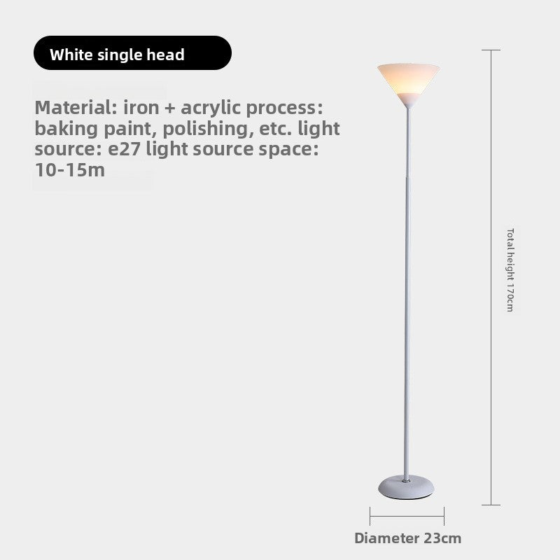 Modern Double-Headed LED Floor Lamp