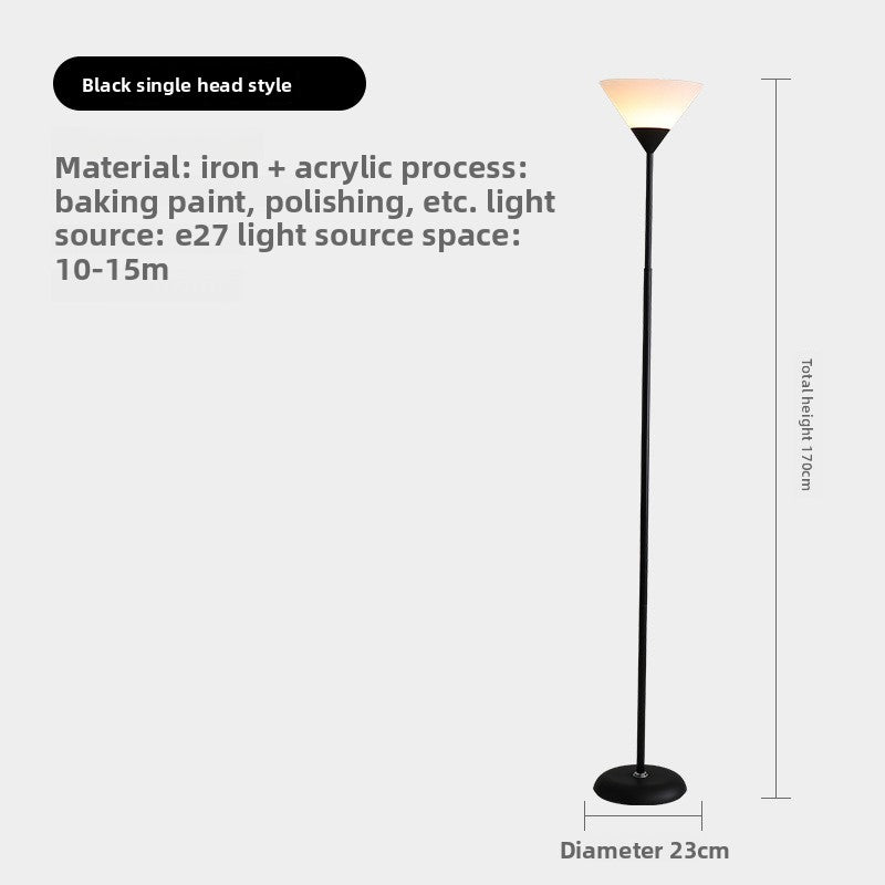 Modern Double-Headed LED Floor Lamp