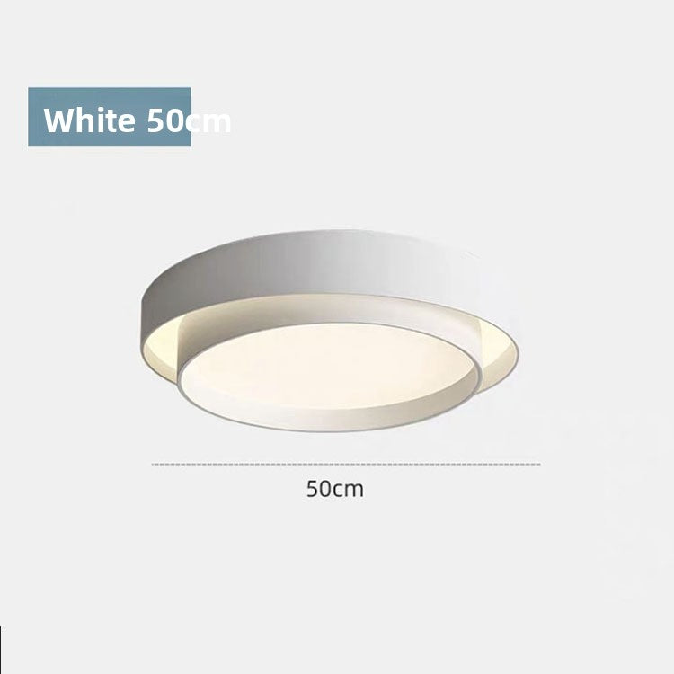 Modern Double Layer LED Ceiling Light Nordic Round Bedroom Lamp