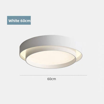 Modern Double Layer LED Ceiling Light Nordic Round Bedroom Lamp