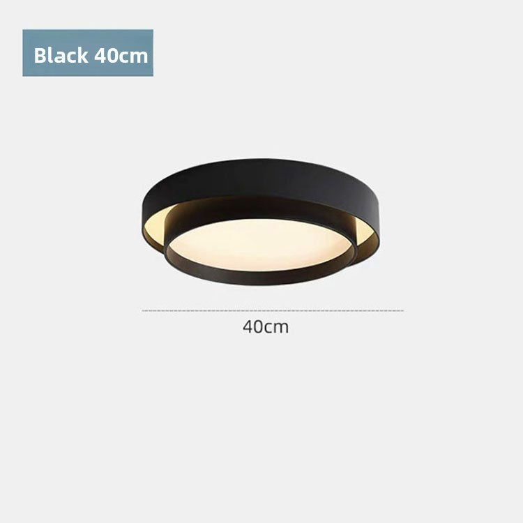 Modern Double Layer LED Ceiling Light Nordic Round Bedroom Lamp