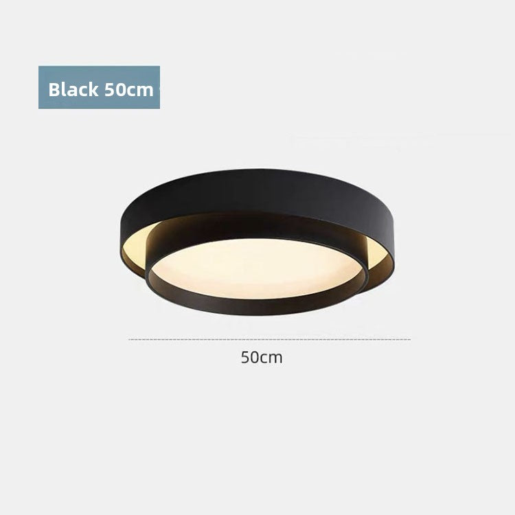 Modern Double Layer LED Ceiling Light Nordic Round Bedroom Lamp