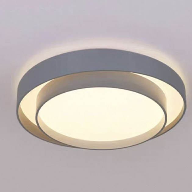 Modern Double Layer LED Ceiling Light Nordic Round Bedroom Lamp