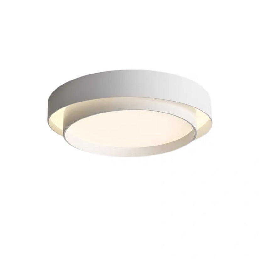 Modern Double Layer LED Ceiling Light Nordic Round Bedroom Lamp