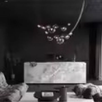Modern Duplex Belt LED Chandelier