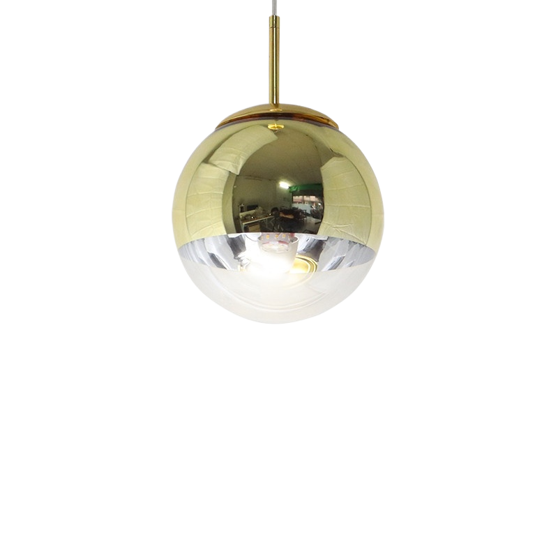 Modern Electroplated Glass Ball Chandelier