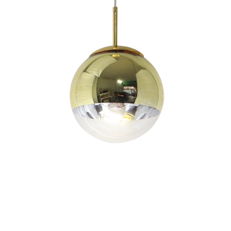 Modern Electroplated Glass Ball Chandelier