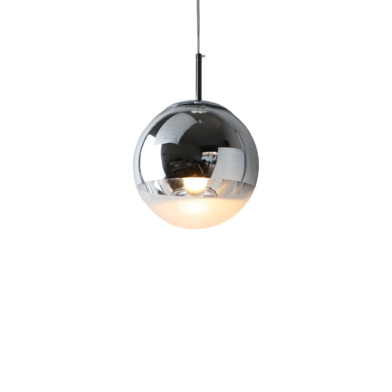 Modern Electroplated Glass Ball Chandelier