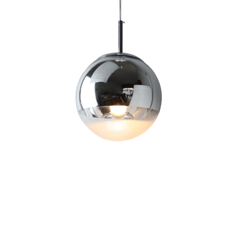 Modern Electroplated Glass Ball Chandelier