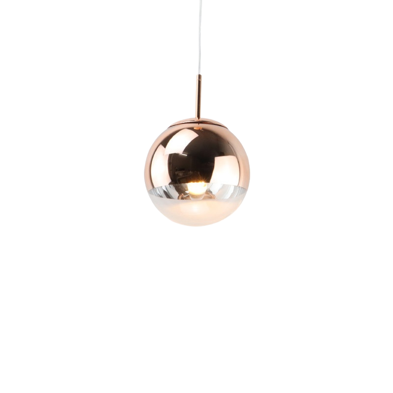 Modern Electroplated Glass Ball Chandelier