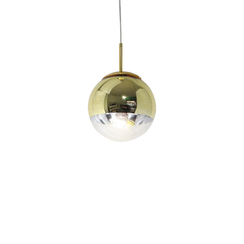 Modern Electroplated Glass Ball Chandelier