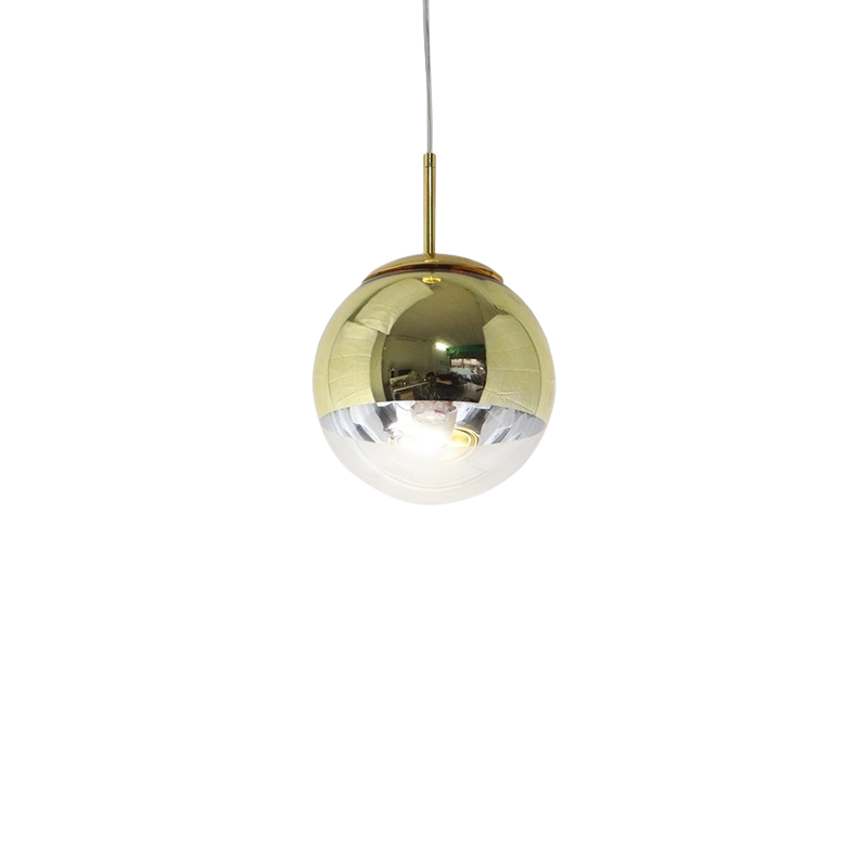 Modern Electroplated Glass Ball Chandelier