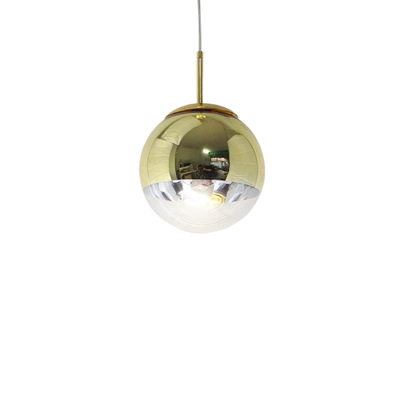 Modern Electroplated Glass Ball Chandelier