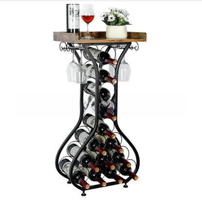 Modern Freestanding Wine Rack
