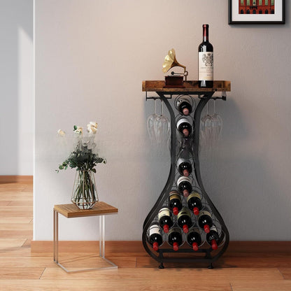Modern Freestanding Wine Rack